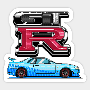 Nissan Skyline GTR R34 Sticker